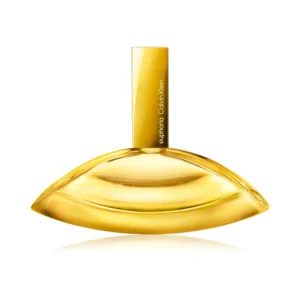 Calvin_Klein_Euphoria_Liquid_Gold_1 Ekskluzywny, złoty flakon Calvin Klein Euphoria Liquid Gold 100 ml emanujący blaskiem na luksusowym tle.