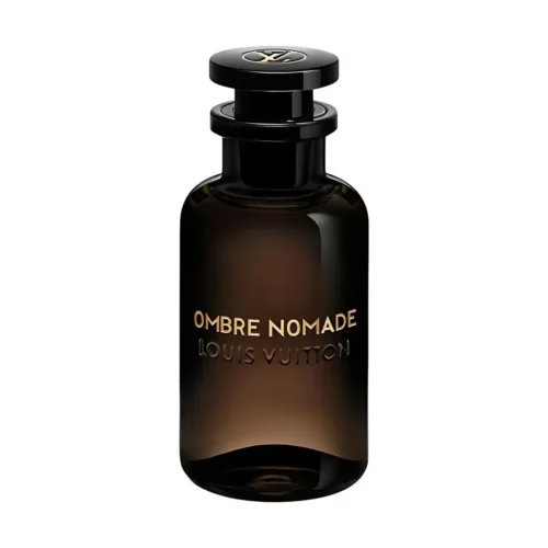 Louis_Vuitton_Ombre_Nomade_1 Elegancki flakon Louis Vuitton Ombre Nomade EDP 100ml na tle pustynnych piasków.