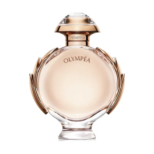 Paco_Rabanne_Olympea_1 Elegancki flakon perfum Paco Rabanne Olympéa Eau de Parfum 80ml o kształcie wieńca laurowego.