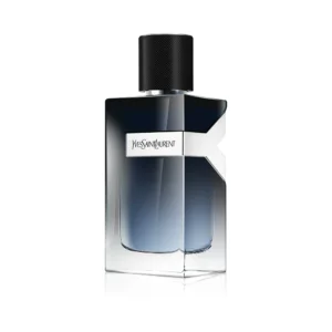 Elegancki, ciemny flakon Yves Saint Laurent Y Eau de Parfum 100ml na nowoczesnym tle.