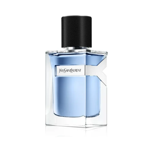 Elegancki flakon Yves Saint Laurent Y Eau de Toilette 100ml na minimalistycznym, nowoczesnym tle.